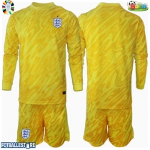 England Keeper Bortedraktsett Barn EM 2024 Langermet (+ Korte bukser)